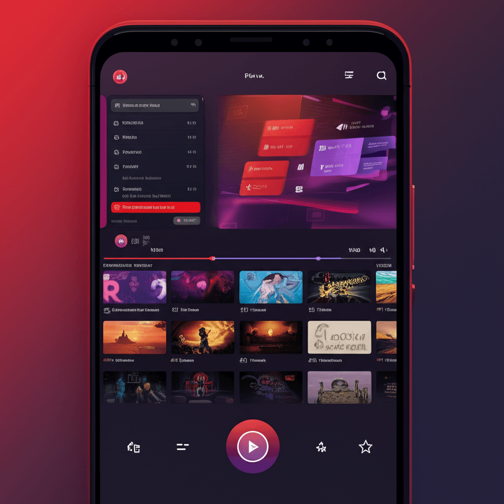 Flix IPTV app interface showing EPG, favorites, and streaming features