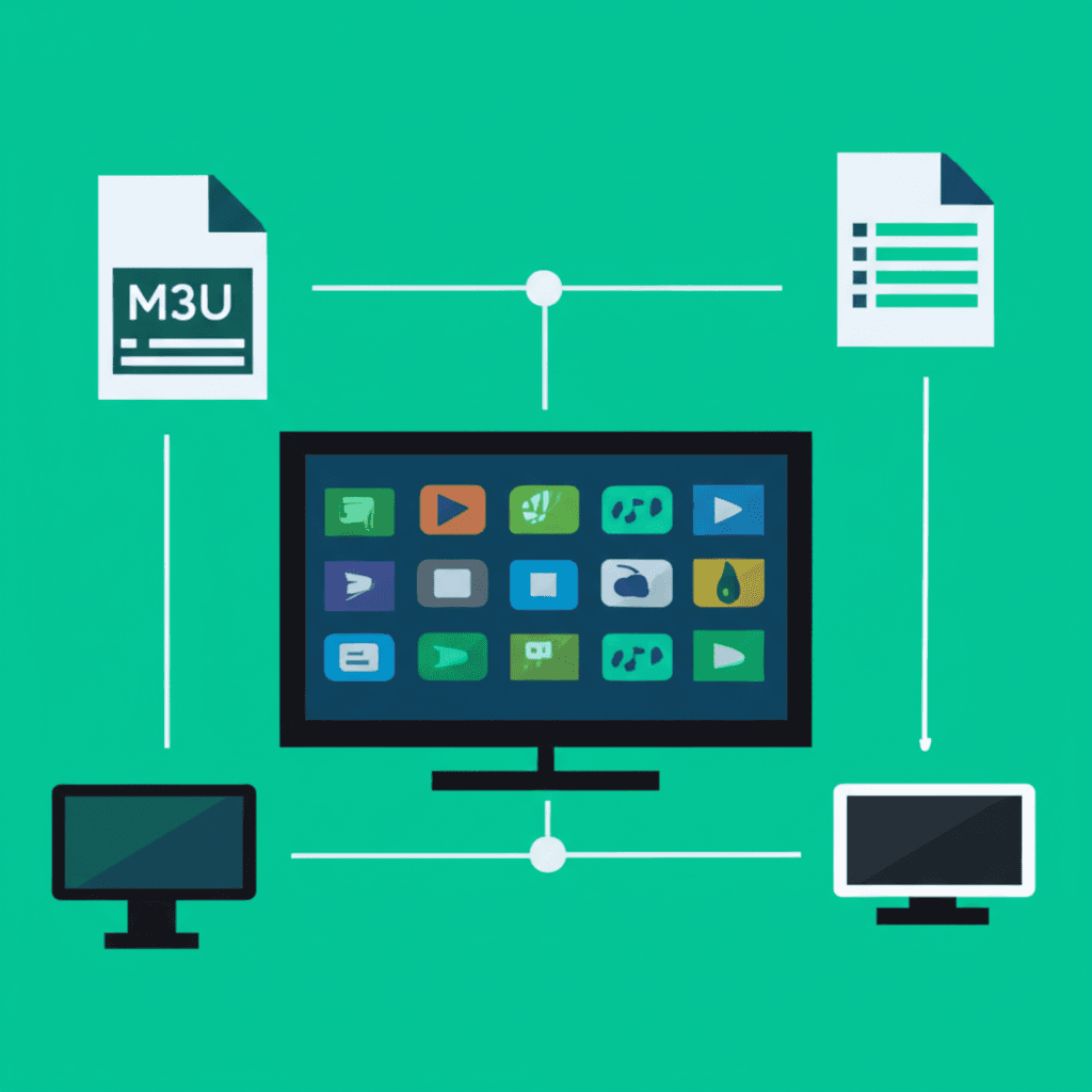 IPTV M3U Playlist Format Visualization