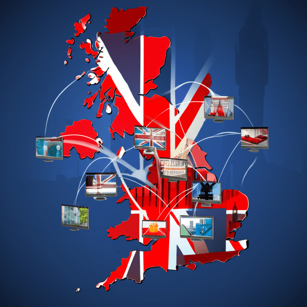 IPTV streaming coverage across the United Kingdom