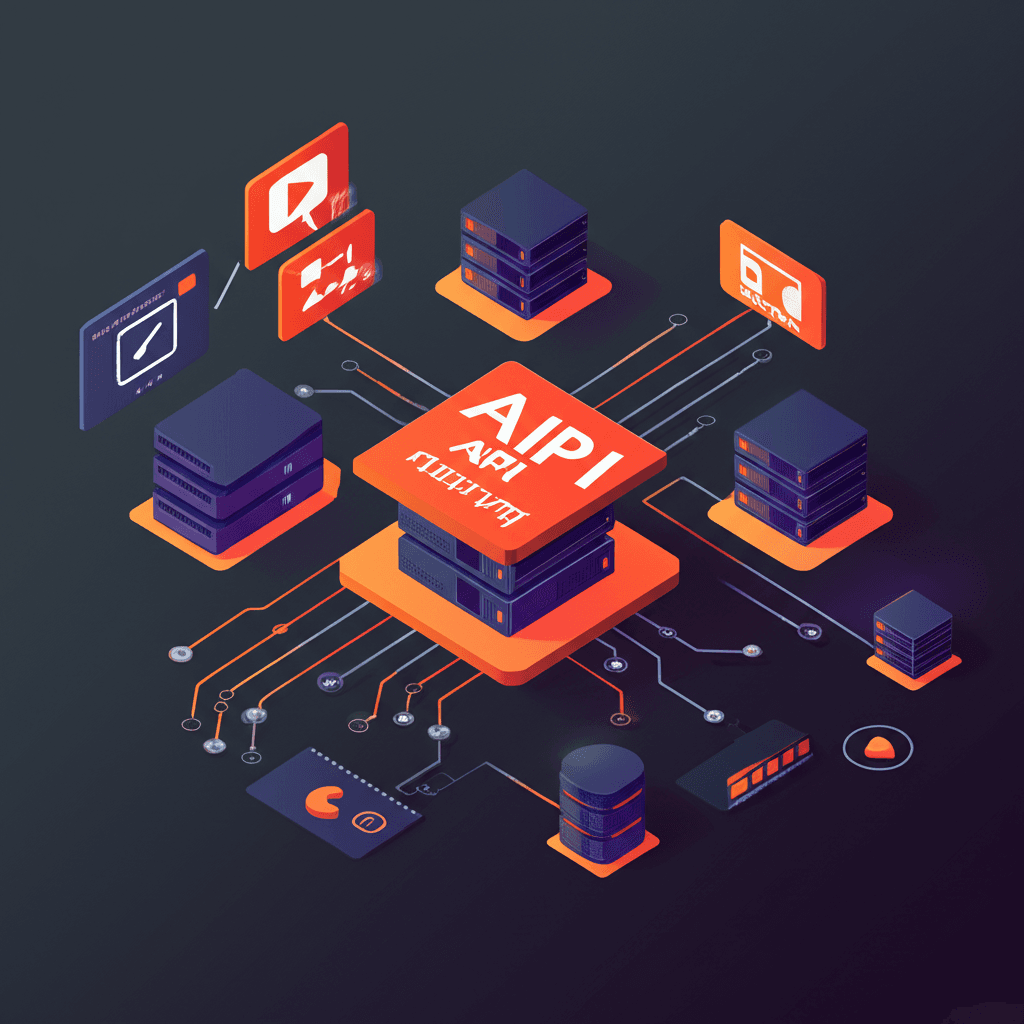Xtream Codes API concept showing server architecture and streaming data flow